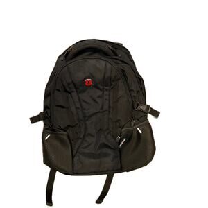 Swiss Gear 3760 Laptop Backpack Black Red